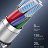 TOTU CB-5-PD 27W USB-C/Type-C to 8 Pin Data Cable, Length: 1m(Grey)
