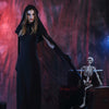 Halloween Costume Night Wandering Soul Ghost Dress Witch Dress Nightclub Rave Party Service, Size:M, Bust: 76-90cm, Clothes Long: 148cm, Cloak Length:220cm