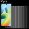 For Xiaomi Redmi A3 Plus 50pcs 0.26mm 9H 2.5D Tempered Glass Film