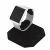 Suede C-Shaped Retractable Single Watch Holder(Black)
