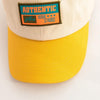 C0465 Letter Embroidery Pattern Spring Thin Children Baseball Cap Peak Cap Sunscreen Hat, Size: 48-52cm(Blue)