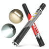 B35 XPG+LED Mini Pen Light Three Light Sources Convenient Flashlights(Red)