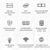 ZX03 Windows 11 Mini PC, Intel Alder Lake N95, Support Dual HDMI Output, Spec:Barebone(UK Plug)