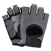 Outdoor Half-finger Cycling Fitness Non-slip Breathable Thin Sports Gloves, Size:S(Grey)