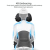SR-09 Car Neck Pillow Memory Foam Lumbar Support, Style: Massage Lumbar Support (Black)