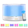 T700 Remote Control Clear White Air Humidifier Automatic Alcohol Sprayer Essential Oil Diffuser Ultrasonic Mist Maker Ultrasonic Aroma Diffuser Atomizer Color LED, Capacity: 700ml, DC 24V, US Plug