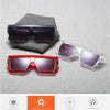 Women Oversized Square Frame Sunglasses Gradient Shades Sun Glasses(C5)