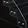 2 Layers Acrylic Nail Polish Display Rack Transparent Ladder Stand Cosmetic Essential Oil Bottle Holder