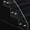 5 Layers Acrylic Nail Polish Display Rack Transparent Ladder Stand Cosmetic Essential Oil Bottle Holder