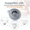 KA-T5 For KitchenAid K5GB 5QT Tilt Head Stand Mixer Glass Bowl Seal Lid