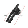 For BMW R1250GS R1200 GS ADV Motorcycle 22-25mm Front Folding Foot Pegs Footrests Clamps(Silver)