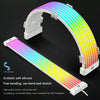 AOSOR AL300 Computer Glow Line ARGB Neon Cable Motherboard Chassis Light Strip Light Board Decoration(White)
