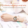JIN SHI DUN 6533 Women Fashion Waterproof Ultra-thin Quartz Watch(Grey)