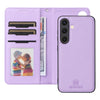 For Samsung Galaxy S25 5G BETOPNICE BN-005 2 in 1 Detachable Imitate Genuine Leather Phone Case(Light Purple)