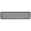 Simple Wardrobe Slotted Scrub Handle Concealed Recessed Drawer Invisible Handle, Hole Distance160mm (Grey)