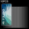 For Xiaomi Mi 11X Pro 10 PCS 0.26mm 9H 2.5D Tempered Glass Film