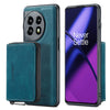 For OnePuls 11 JEEHOOD Magnetic Zipper Horizontal Flip Phone Leather Case(Blue)
