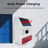 Solar Strobe Siren Wireless 100dB Alarm - White