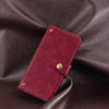 For Alcatel 1 Ultra idewei Retro Texture Leather Phone Case(Red)