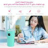 Small-3 2W Humidifier Moisture Meter Moisturizing Instrument with LED Night Light, Water Tank Capacity: 260ml(Blue)