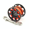 KEEP DIVING Aviation Sluminum Reel Double Hook Diving Buoy Rope Release Device, Color: 15m Black