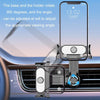 Car Air Outlet Mobile Phone Holder Automatic Lock Snap-on Navigation Holder(Red)