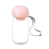 Portable Pet Water Bottle 550ml Pink - Dog & Cat Travel Bowl