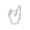 S925 Sterling Silver Guard Open Adjustable Ring(SCR1003-E)