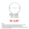 2.25 inch Car Turbo Exhaust Downpipe O-Band Clamp Stainless Steel 304 Flange Clamp