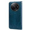 For Xiaomi Redmi A3 Oil Wax Texture Leather Phone Case(Blue)