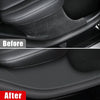 For Tesla Model Y Rear Door Built-In Sill Strip Rear Seats Anti-Kick Leather Protective Pad(TPE)