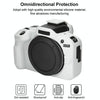 For Canon EOS R100 Glossy Soft Silicone Protective Case(White)