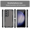 For Samsung Galaxy S23 5G Armor Glaze PC Hybrid TPU Phone Case(Black)