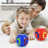 3 PCS Round Finger Magic Bean Cube Toy Children Intelligence Fingertip Spinning Top, Random Color Delivery