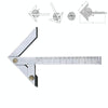 100x70 High Precision Stainless Steel Center Angle Gauge Ruler Protractor