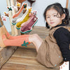 Baby Cartoon Anti-Slip Knitted Long Socks Knee Socks, Size:M(Purple)