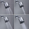 Air Boosted Water Saving Dark Wall Mounted Shower Head