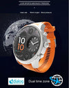 T3 Dual Display Smart Watch For Men IP68 Waterproof Fitness Bracelet 15 Days Standby Business Smartwatch Activity Tracker(Blue)