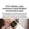ET585 2.04 inch Silicone Strap IP68 Waterproof Smart Watch, Support ECG / Blood Composition Measurement(Red)