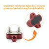 Double Terminal Block Spiral Fixed Wire Connector, Color: M6 Red