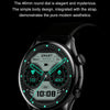 Ochstin 5HK8 Pro 1.36 inch Round Screen Blood Oxygen Blood Pressure Monitoring Bluetooth Smart Watch, Strap:Silicone(Black)