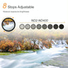 52mm ND Fader Neutral Density Adjustable Variable Filter ND 2 to ND 400 Filter(Black)