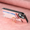 For Redmi K70 / K70 Pro 5G Retro Magsafe Cross Leather Ring Holder Card Bag Phone Case(Pink)