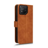 For ASUS ROG Phone 8 Pro Skin Feel Magnetic Flip Leather Phone Case(Brown)