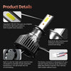 F2 H3 2 PCS DC9-36V / 25W / 6000K / 2500LM IP68 Waterproof Car LED Headlight(Cold White Light)