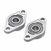 2 PCS  Diamond KFL-08 000 001 Bearing Housing Zinc Alloy Miniature Housing Bearing 3D Printer Accessories Universal, Size:KFL001 (inner diameter 12)
