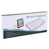 WB-8022 Ultra-thin Wireless Bluetooth Keyboard for iPad, Samsung, Huawei, Xiaomi, Tablet PCs or Smartphones, Russian Keys(Silver)