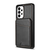 For Samsung Galaxy A52 4G / 5G / A52s 5G Skin Feel Detachable Card Bag Magsafe Phone Case(Black)