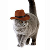 Adjustable Pet Cowboy Hat, Wine Red, S (Dog/Cat Costume)
