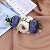 Sweet Pastoral Wind Hair Decoration Simulation Flower Hair Band Baby Photos Props(Navy)